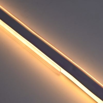 3.3" Plastic U Channel System 20PCS DEL-M011M for 9/16"W Warm White Rope Light Models DEL-D50W,DEL-D100W,DEL-D150W