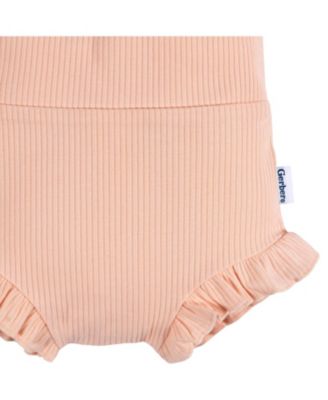 Baby Girls Bubble Shorts, 3-Pack