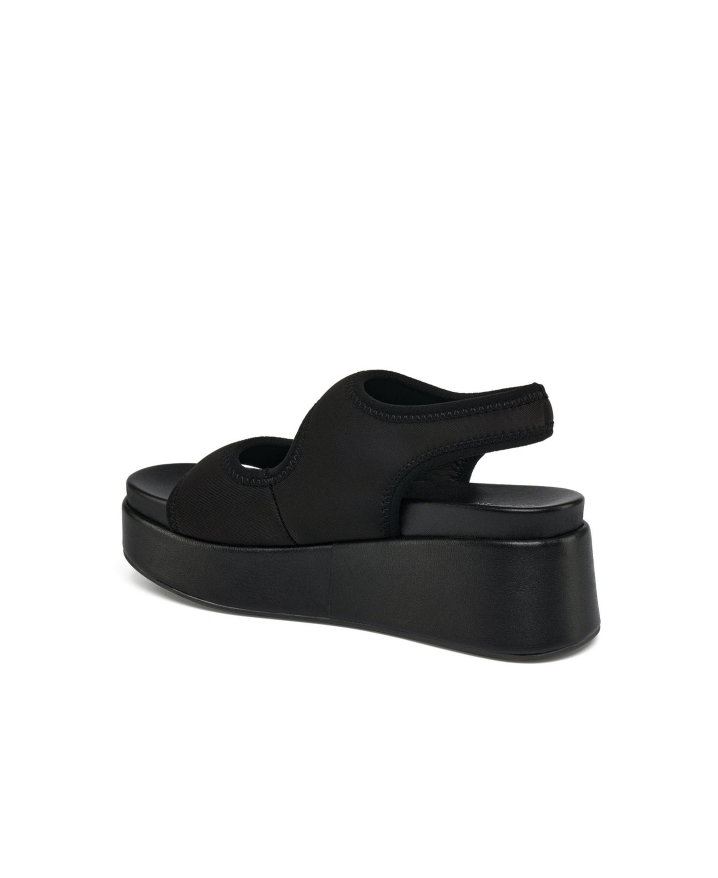 Женские сандалии JSlides Blair Sandal, цвет: Чёрный кожаный — фото 2