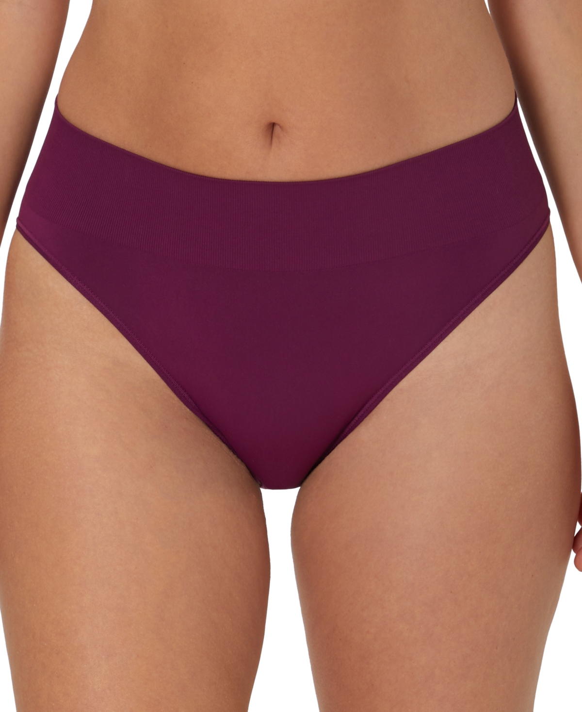 Shop Maidenform M Seamless High Leg Bikini Underwear Dm2317 In Autumn Orchid