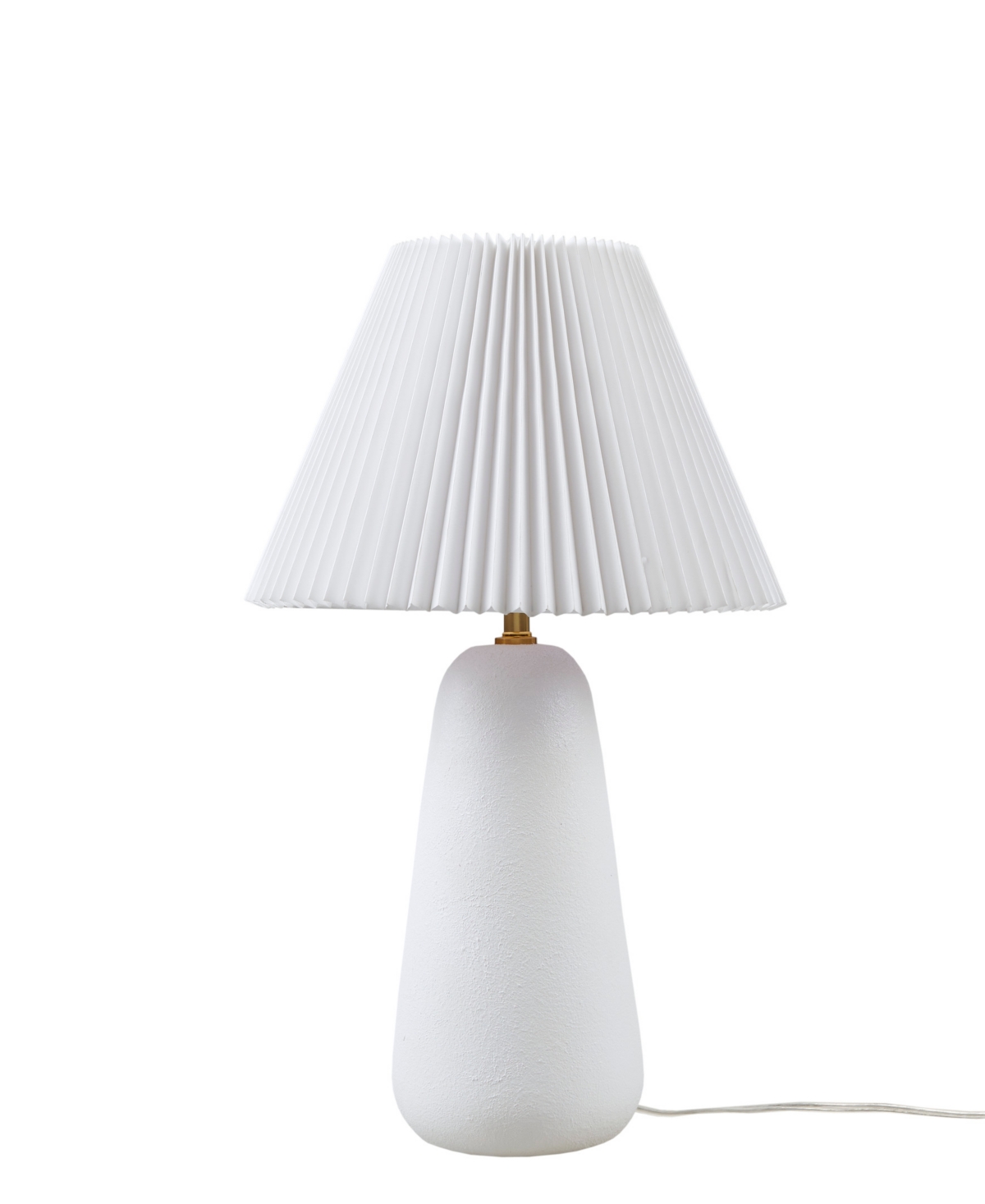 Ink+ivy 21" Veluna Textured Ceramic Table Lamp In Pink