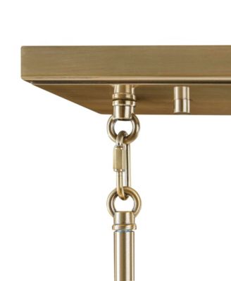 77.5" Curiana 5-light Linear Iron Chandelier