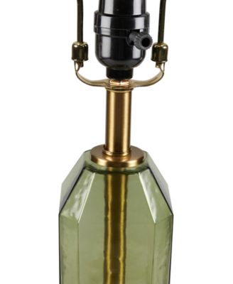 26.5" Zirconia Faceted Glass Table Lamp