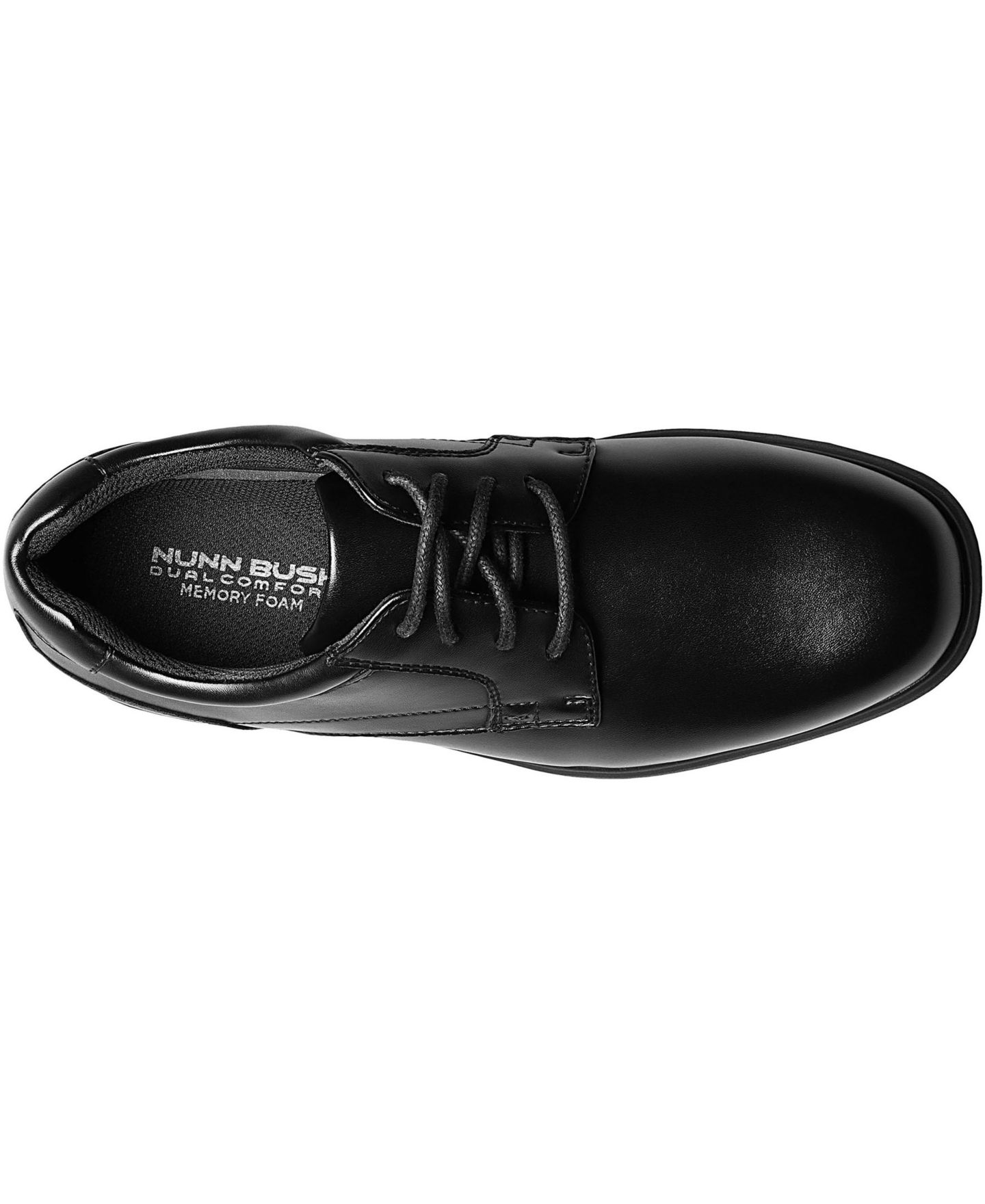 Nunn Bush Men's Sherman Plain Toe Slip Resistant Oxford, цвет: Чёрный — фото 6