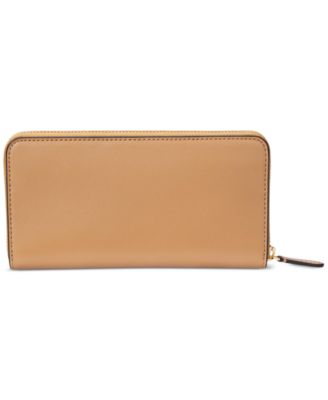 Women's Full-Grain Leather Large Zip Continental Wallet