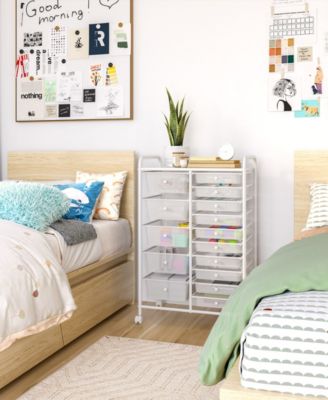 15-Drawer Organizer Cart