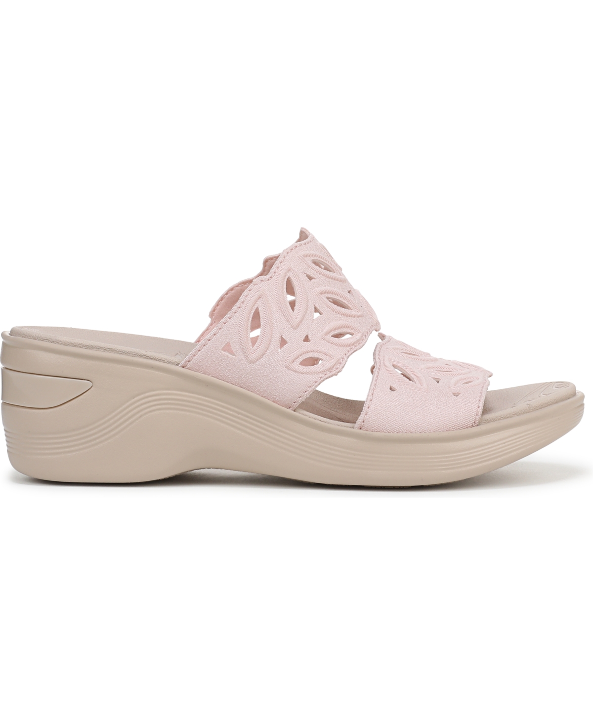 LIFESTRIDE WOMEN'S DELIGHT WASHABLE SLIDE WEDGE SANDALS 