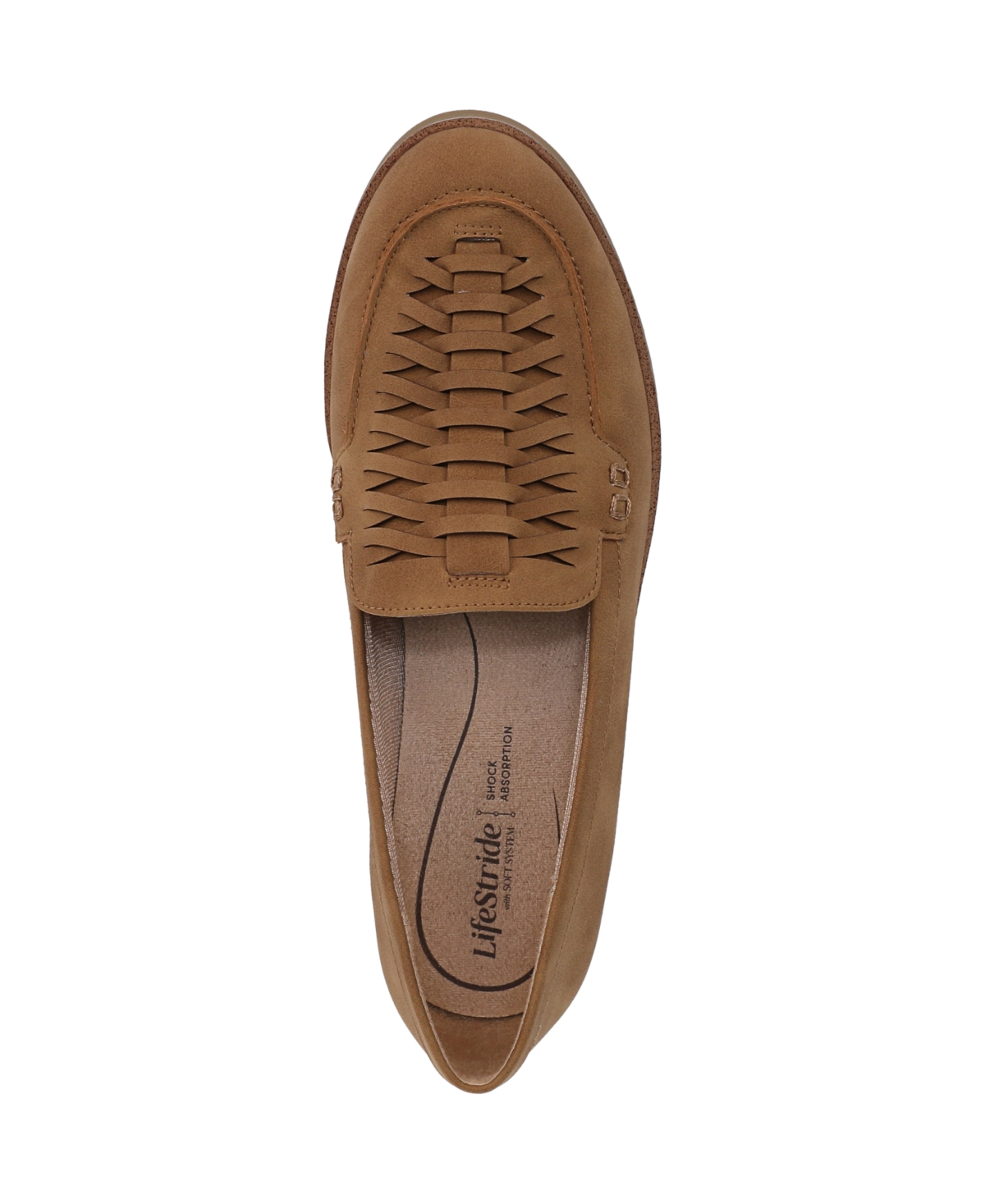 LIFESTRIDE WOMEN'S ZOEY ALMOND TOE LUG SOLE LOAFERS 