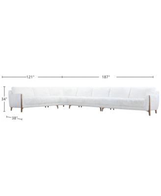 Briannie 4-Pc. Fabric L Sectional, Exclusively at Macy's