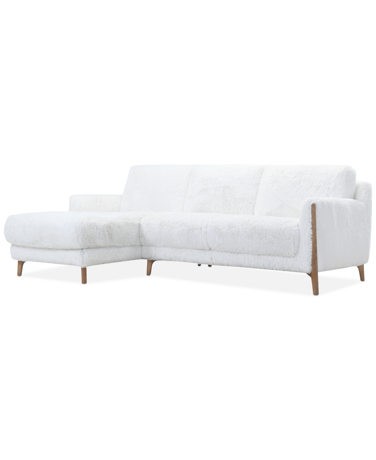 Macy's Briannie 2-pc. Fabric Chaise Sectional, Exclusively At