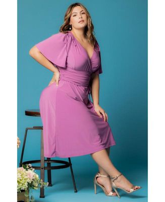 Plus Size Jemma Ruched Tie Dress