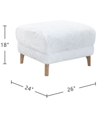 Briannie Fabric Ottoman, Exclusively at Macy's