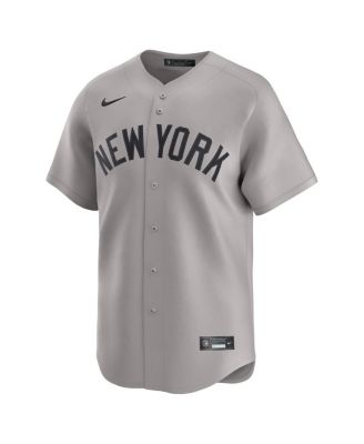 Men's Aaron Judge Gray New York Yankees Road Limited Player Jersey