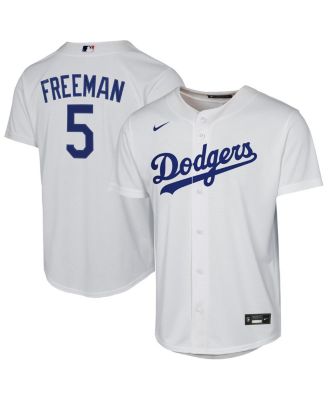 Nike - Big Boys and Girls Freddie Freeman White Los Angeles Dodgers Home Replica Player Jersey