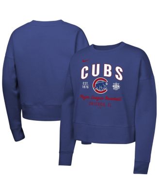Nike - Big Girls Royal Chicago Cubs Fleece Sweatshirt