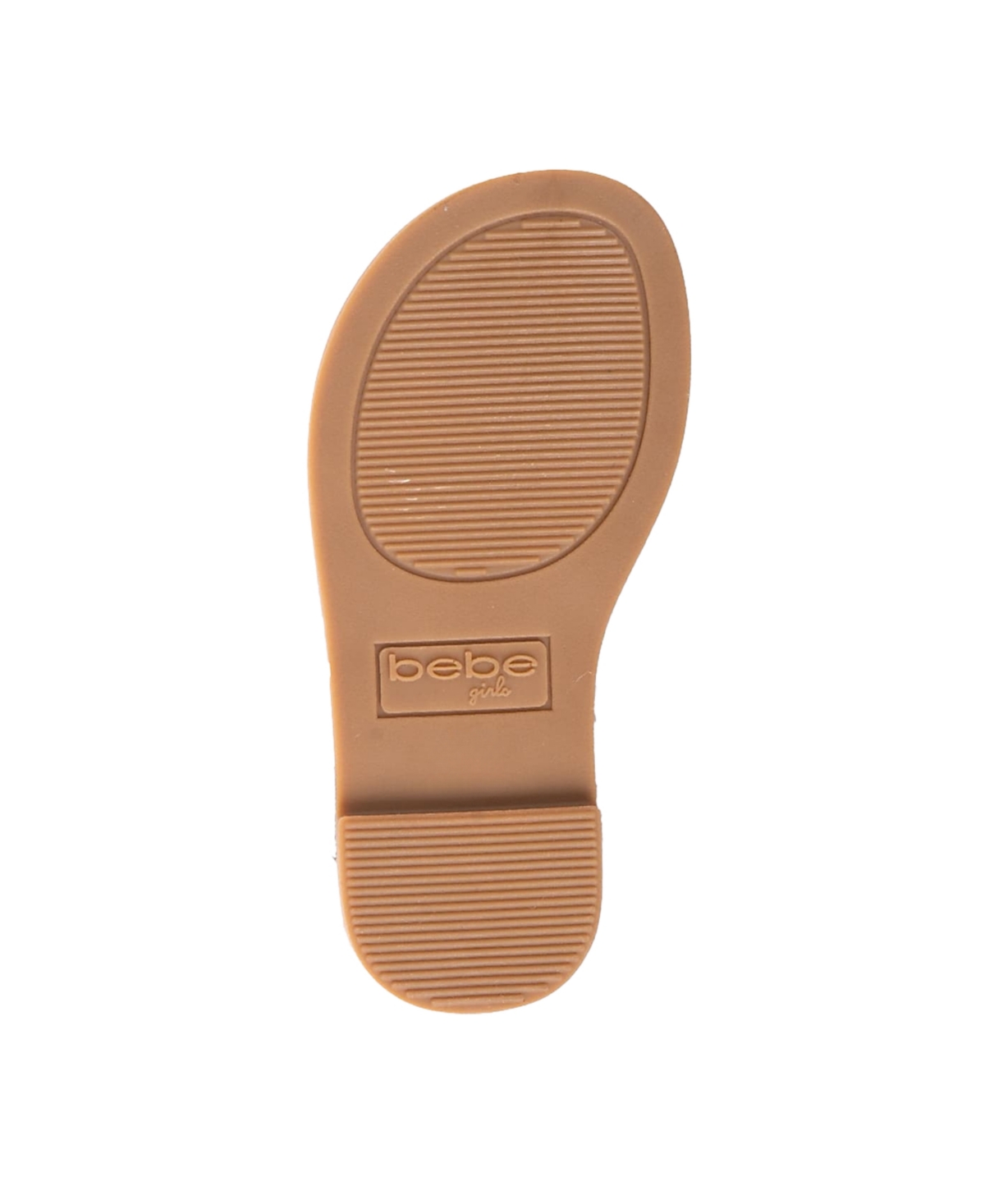 Bebe Toddler Girls Medallion With Embossed Sandal In White
