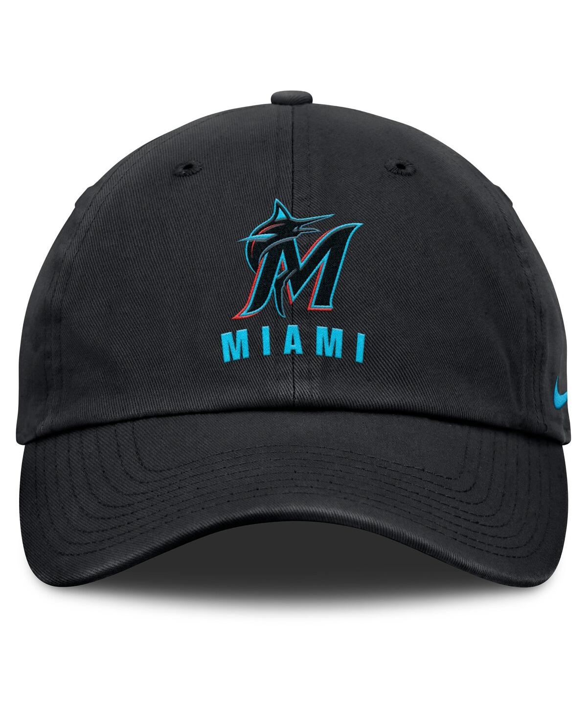 Nike Women's Black Miami Marlins Club Adjustable Hat