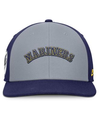 Men's Gray/Navy Seattle Mariners Pro Performance Snapback Hat