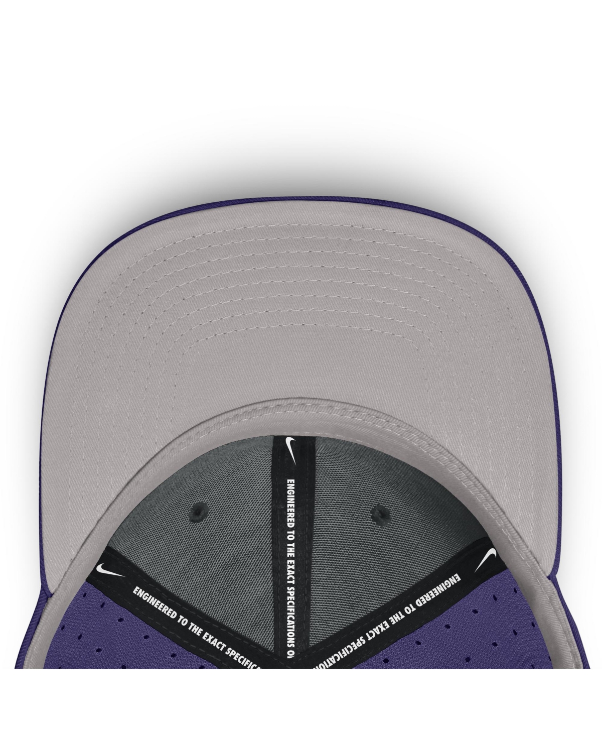 Nike Men's Purple Clemson Tigers On-field Dugout True Performance Fitted Hat In Purple
