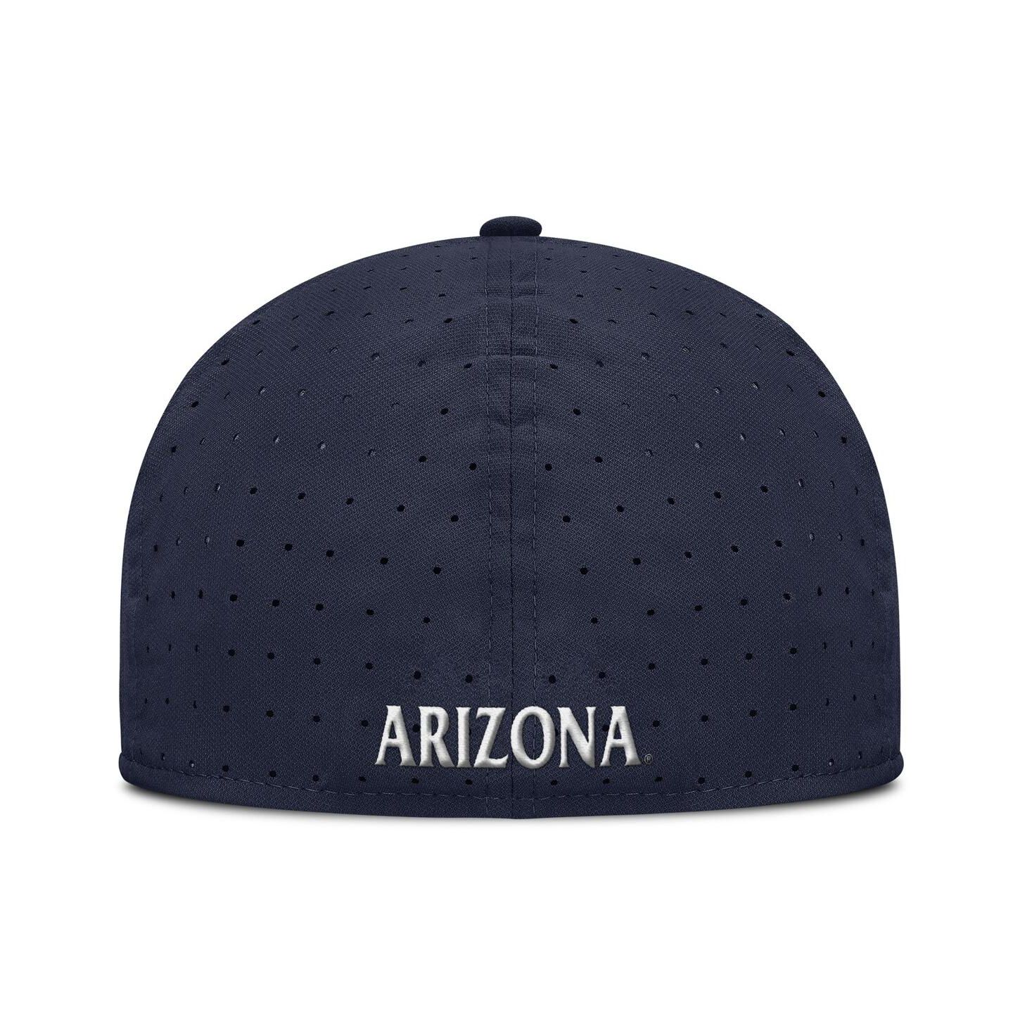 Мужская кепка Nike Navy Arizona Wildcats On-Field Dugout True Performance Fitted Hat — фото 2