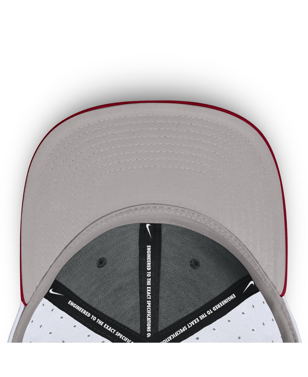 Nike Men's White Oklahoma Sooners On-field Dugout True Performance Fitted Hat In White