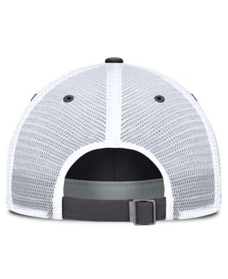 Men's Gray San Diego Padres Wordmark Club Adjustable Trucker Hat