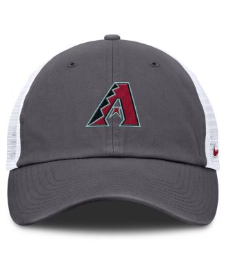 Men's Gray Arizona Diamondbacks Adjustable Trucker Hat