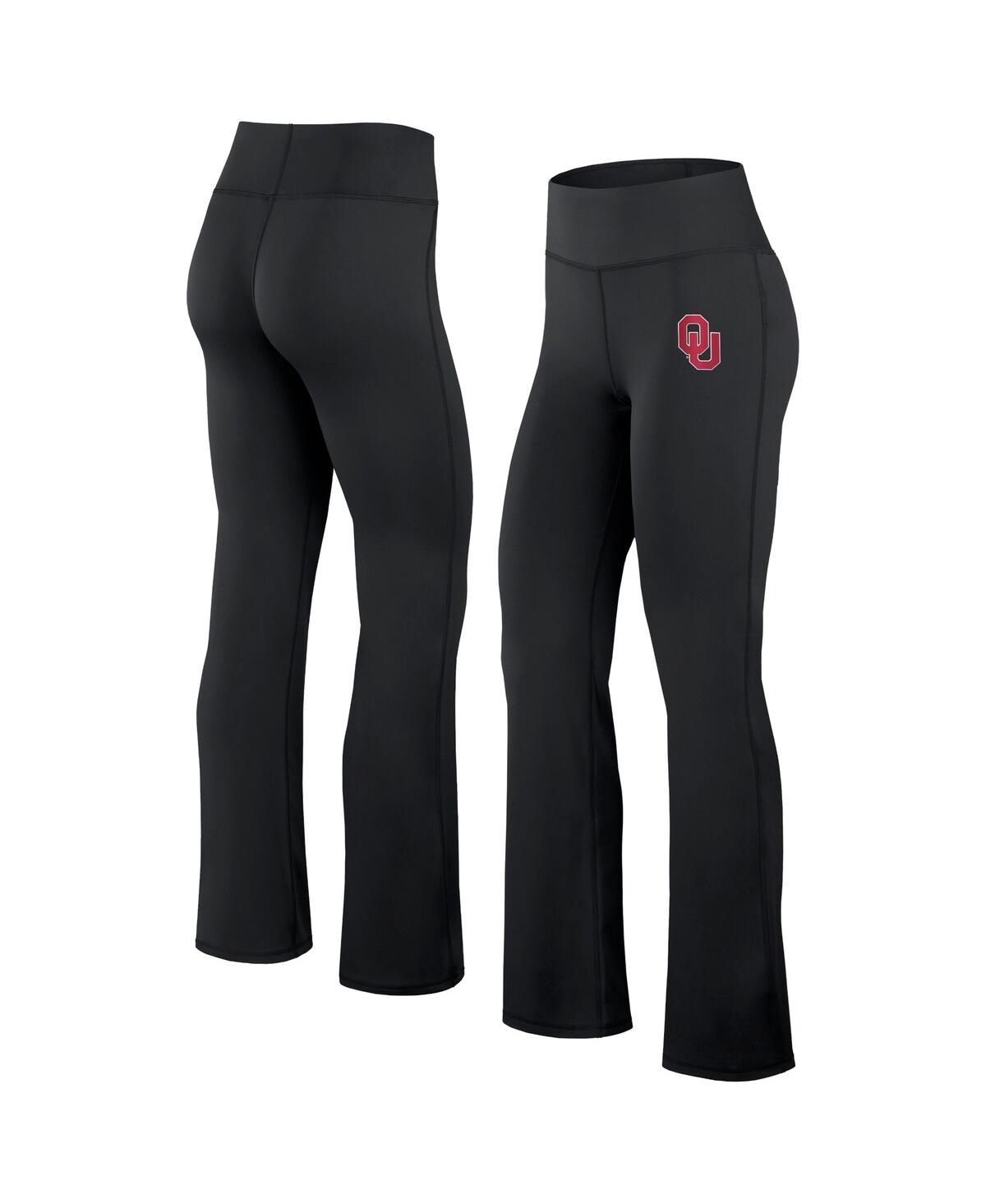 Women's Black Oklahoma Sooners Training Camp Maxed Out Flare Leggings - Black