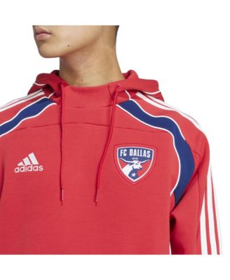 Men's Red FC Dallas 2025 Travel Pullover Hoodie