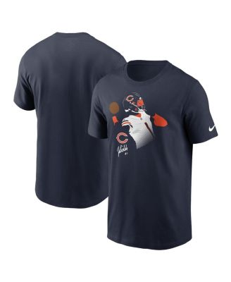 Nike - Men's Justin Fields Navy Chicago Bears Player Graphic T-Shirt