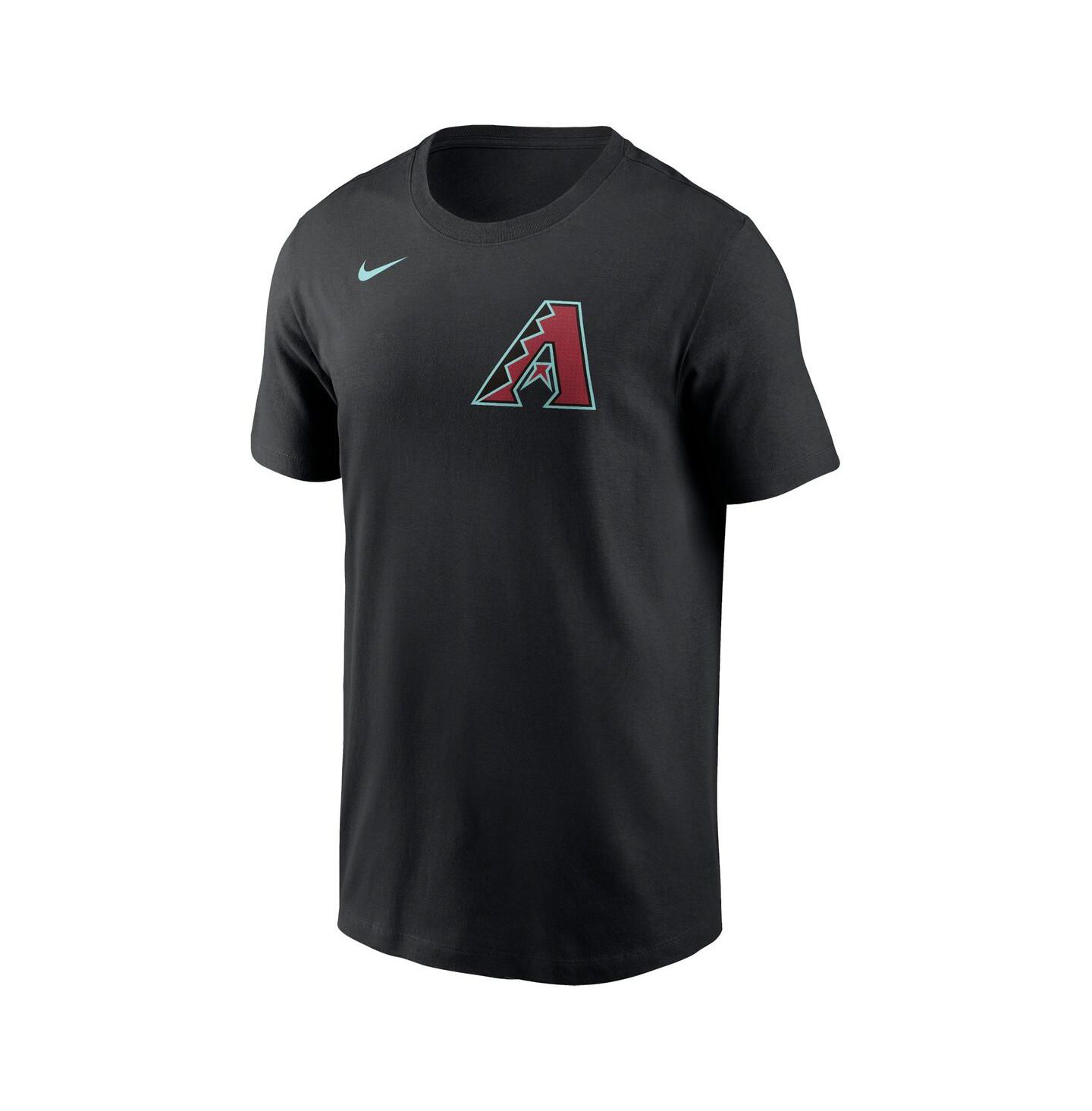 Мужская футболка Nike Corbin Carroll Black Arizona Diamondbacks 2024 Fuse Name and Number — фото 5