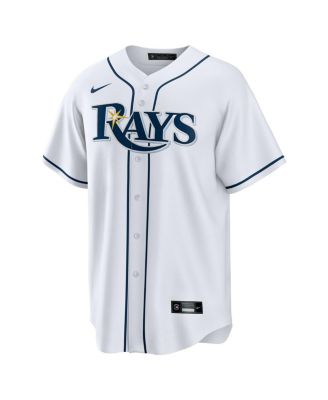 Men's Yandy Díaz White Tampa Bay Rays Home Replica Player Jersey