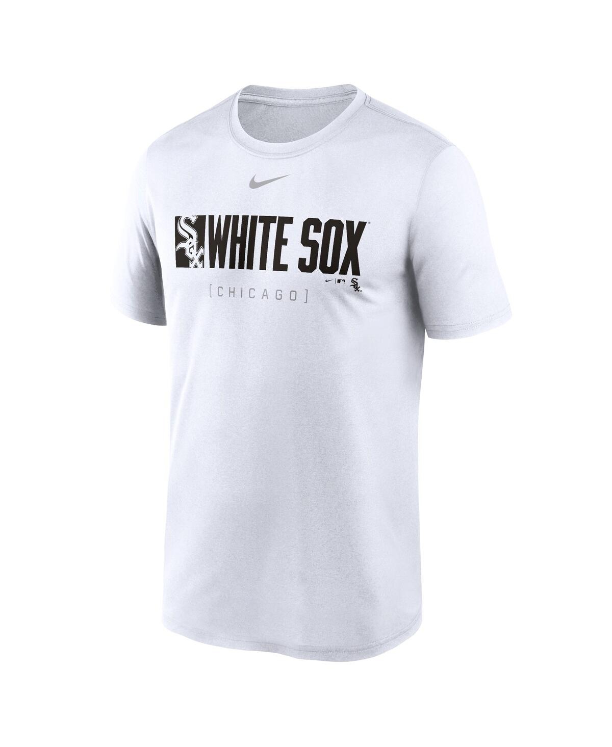 Nike Men's White Chicago White Sox Knockout Legend Performance T-shirt In White