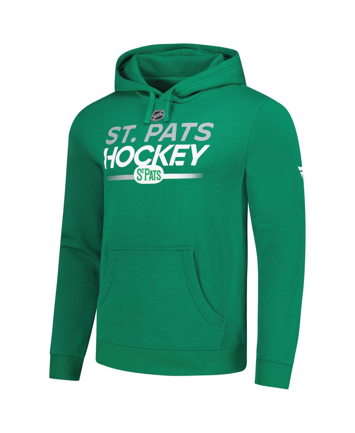 Fanatics Men's Green Toronto St. Pats Authentic Pro Alternate Wordmark Pullover Hoodie In Green