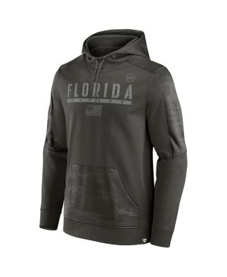 Men's Olive Florida Gators Operation Hat Trick Military-Inspired Appreciation Guardian Pullover Hoodie