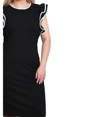 Women's Ruffle Sleeve Dress