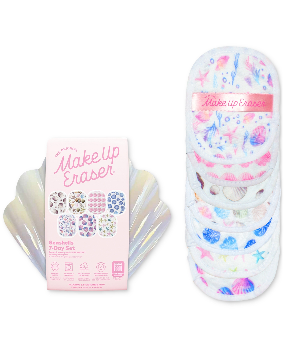 Makeup Eraser 7-pc. Seashells Makeup-removing Cloth Set