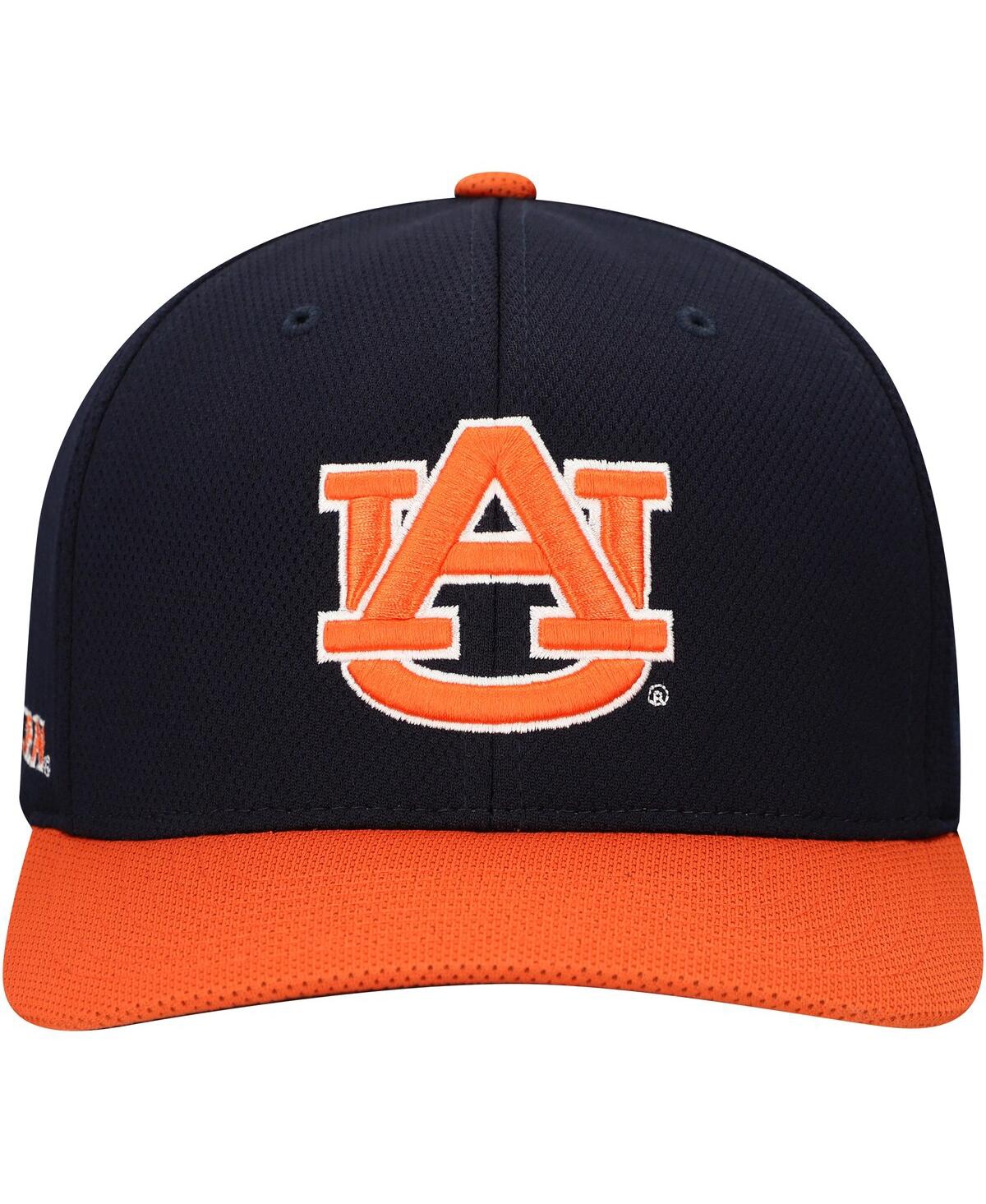 Top Of The World Men's Black Auburn Tigers Reflex Fitted Hat In Black