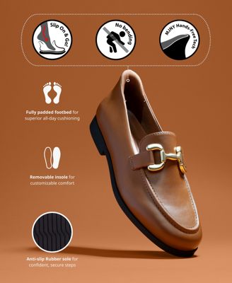 Womens Avery Street Hands-Free Slip On Technology Loafers
