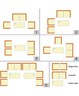 4PCS Rattan Patio Furniture Set Sofa Chair Coffee Table w/Cushion