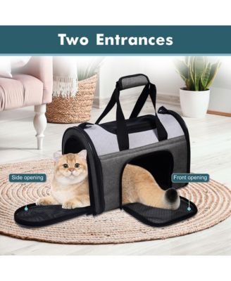 Sport Airline Pet Carrier: 16" - Smoke Grey
