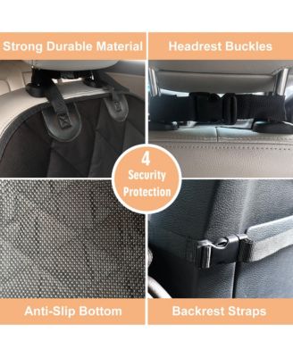 Quilted Pet Front Car Seat Cover: 40" - Black