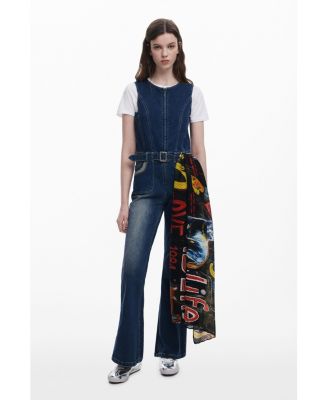 Women's Cat letters scarf