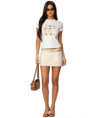 Women's Seashells Graphic T Shirt