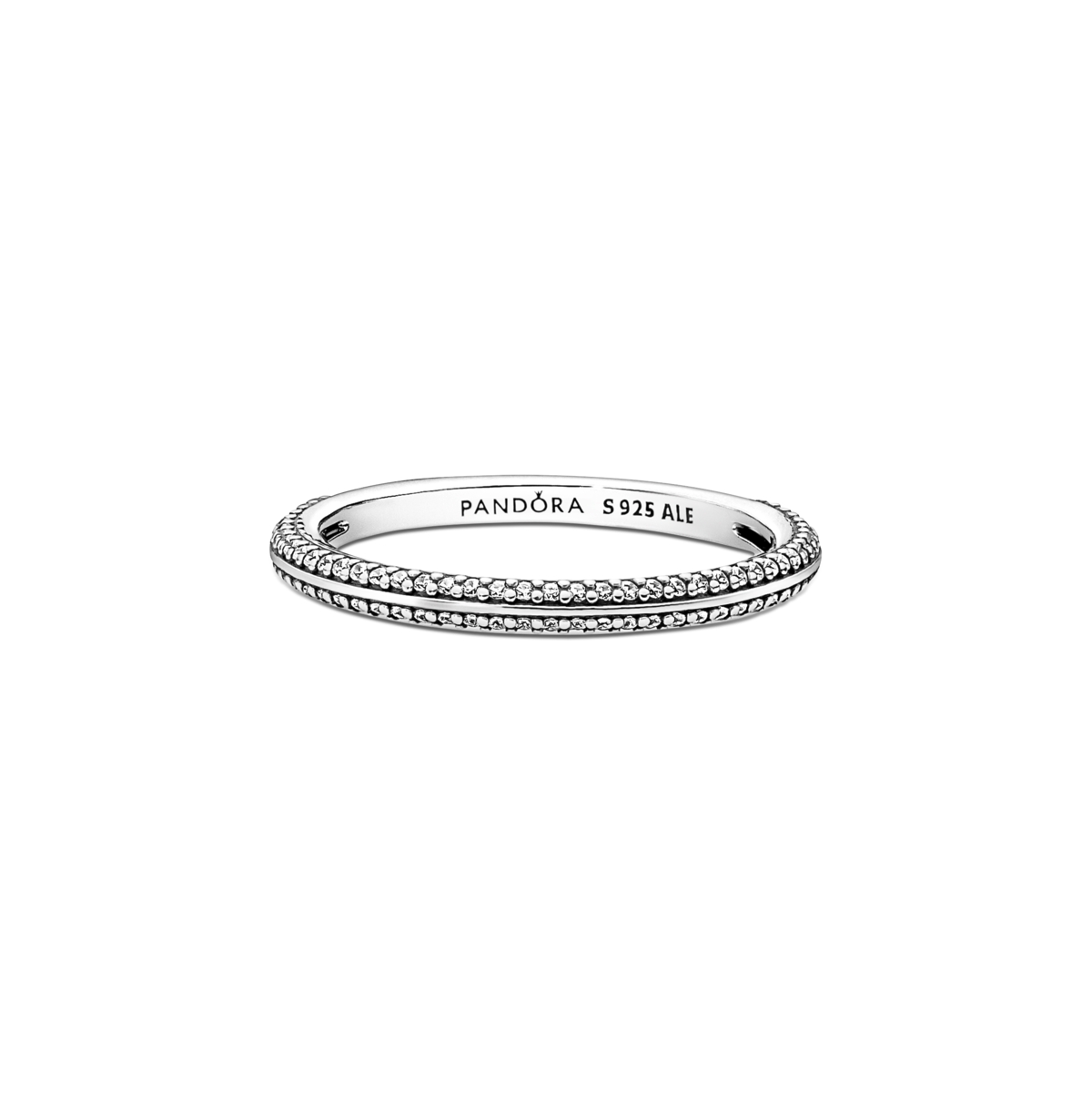 Pandora Sterling Silver Stable Me Statement Ring In Sterling Silver