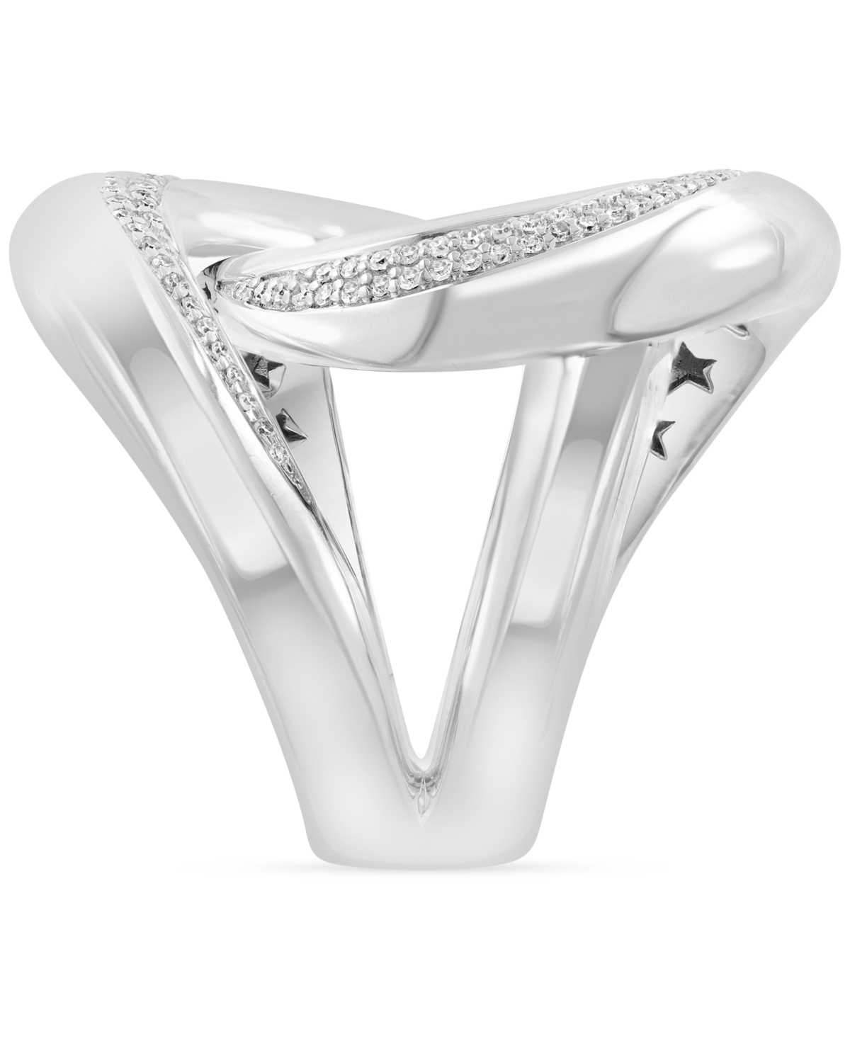 Effy Collection Effy Diamond Statement Ring (1/3 Ct. T.w.) In Sterling Silver