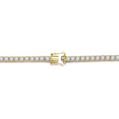 Classic 3mm Colored Cubic Zirconia Tennis Bracelet
