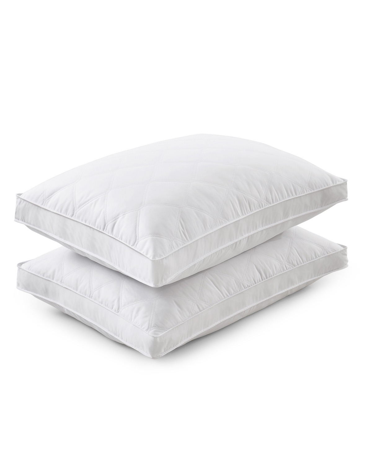 Unikome Soft Fluffy Luxury Goose Down Pillow, King In White