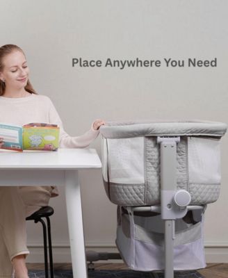 Baby Bassinet Bedside Crib with Mosquito Net