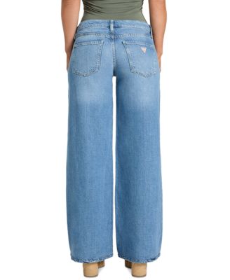 Women's Mid Rise Wide-Leg Palazzo Jeans